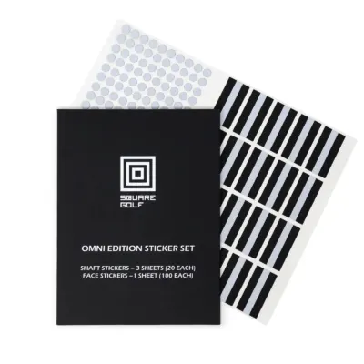 Square Golf OMNI club sticker pack